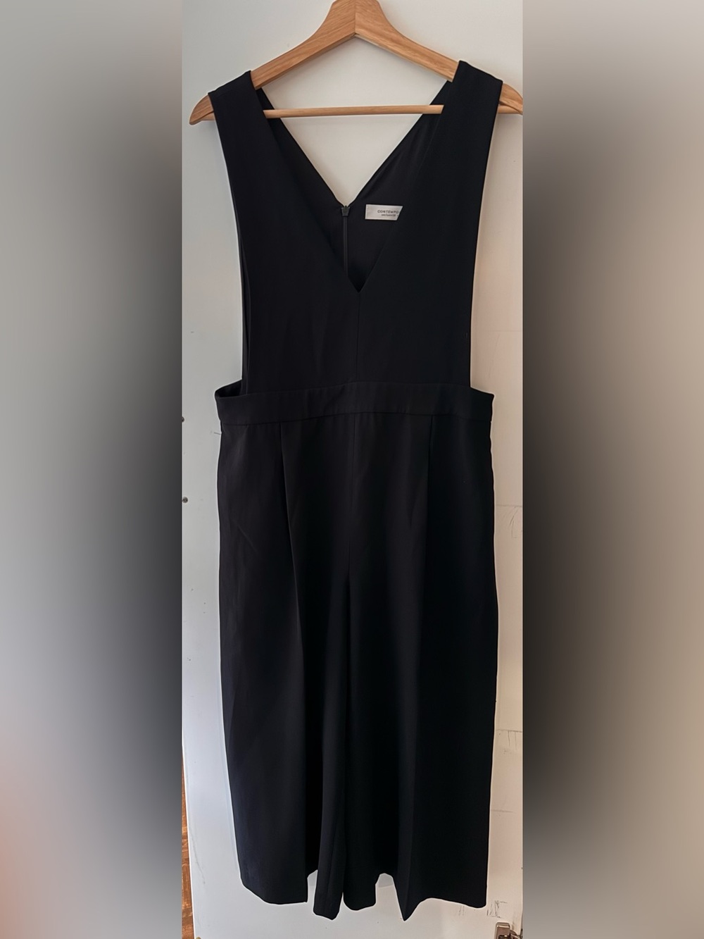 Simons Contemporaine Black Wide Leg Jumpsuit Size 10
